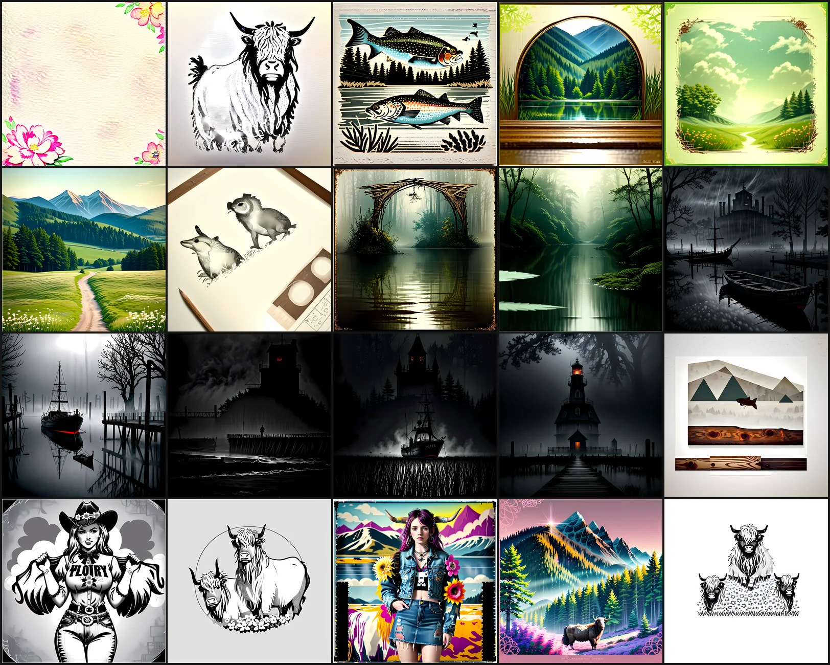 Hobbies & Outdoors Clipart Bundle 10 Clipart Preview