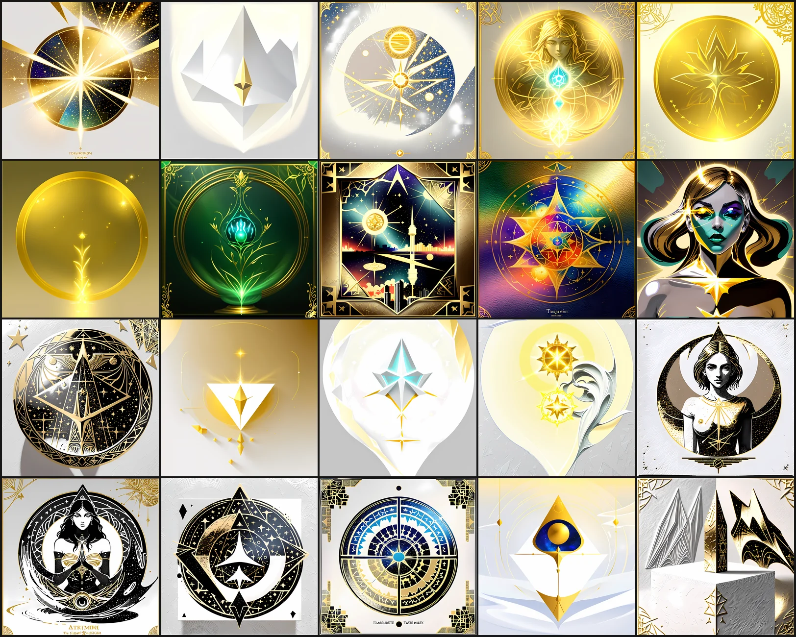 Mystical & Tarot Clipart Bundle 01 Clipart Preview