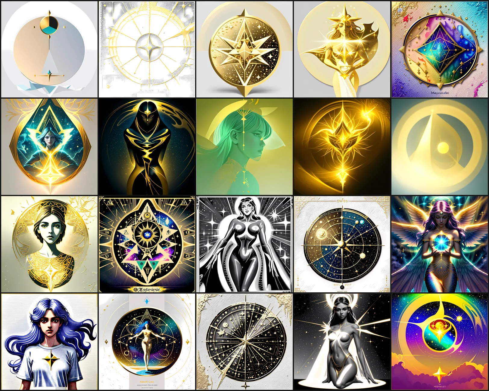 Mystical & Tarot Clipart Bundle 02 Clipart Preview